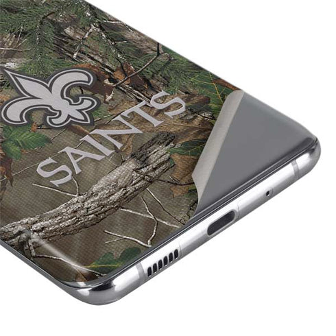 NFL New Orleans Saints Realtree Xtra Green Camo Galaxy S20 Ultra 5G Skin