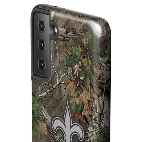 NFL New Orleans Saints Realtree Xtra Green Camo Galaxy S21 Plus 5G Pro Case