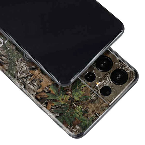 NFL New Orleans Saints Realtree Xtra Green Camo Galaxy S21 Ultra 5G Skin