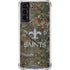 NFL New Orleans Saints Realtree Xtra Green Camo Galaxy S22 Clear Case