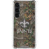 NFL New Orleans Saints Realtree Xtra Green Camo Galaxy S23 Clear Case