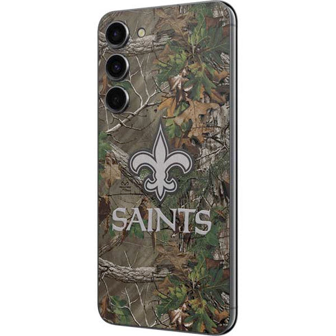 NFL New Orleans Saints Realtree Xtra Green Camo Galaxy S23 Plus Skin