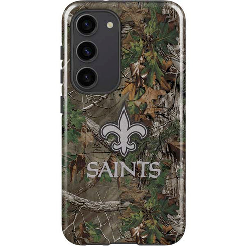 NFL New Orleans Saints Realtree Xtra Green Camo Galaxy S23 Pro Case