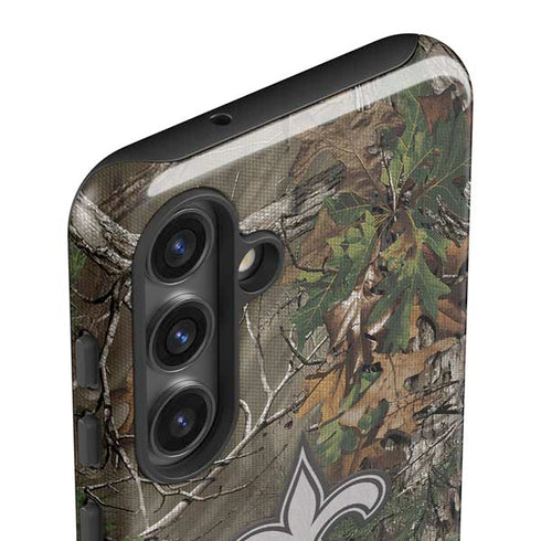 NFL New Orleans Saints Realtree Xtra Green Camo Galaxy S24 Impact Case