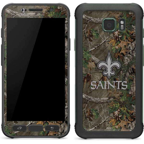 NFL New Orleans Saints Realtree Xtra Green Camo Galaxy S7 Active Skin
