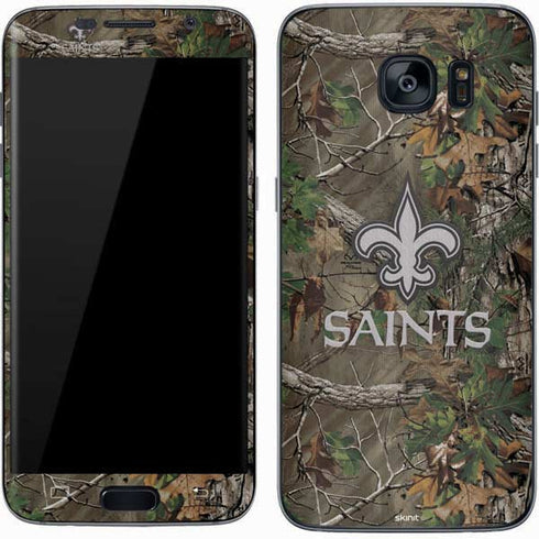 NFL New Orleans Saints Realtree Xtra Green Camo Galaxy S7 Skin