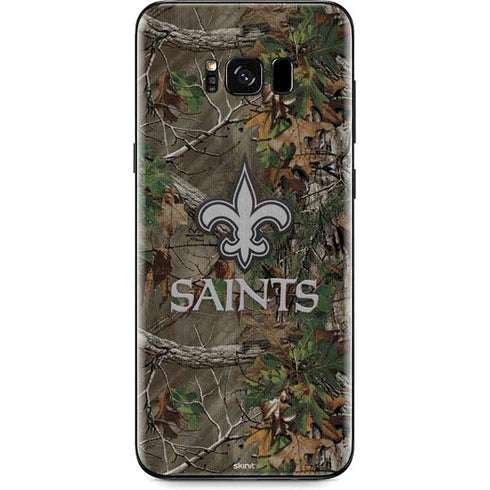 NFL New Orleans Saints Realtree Xtra Green Camo Galaxy S8 Plus Skin