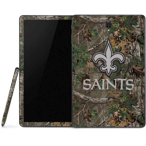 NFL New Orleans Saints Realtree Xtra Green Camo Samsung Galaxy Tab Skin