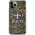 NFL New Orleans Saints Realtree Xtra Green Camo iPhone 11 Pro Max Clear Case