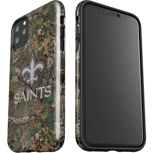 NFL New Orleans Saints Realtree Xtra Green Camo iPhone 11 Pro Max Impact Case