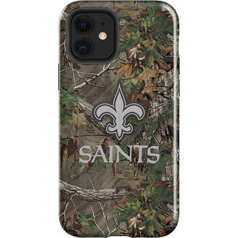 NFL New Orleans Saints Realtree Xtra Green Camo iPhone 12 Impact Case