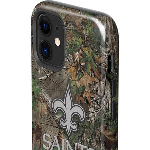 NFL New Orleans Saints Realtree Xtra Green Camo iPhone 12 Impact Case