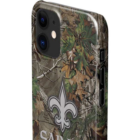 NFL New Orleans Saints Realtree Xtra Green Camo iPhone 12 Mini Lite Case