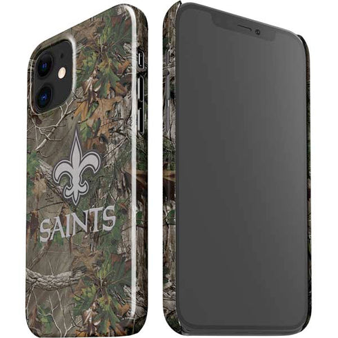 NFL New Orleans Saints Realtree Xtra Green Camo iPhone 12 Mini Lite Case