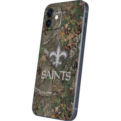 NFL New Orleans Saints Realtree Xtra Green Camo iPhone 12 Mini Skin