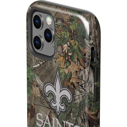 NFL New Orleans Saints Realtree Xtra Green Camo iPhone 12 Pro Impact Case