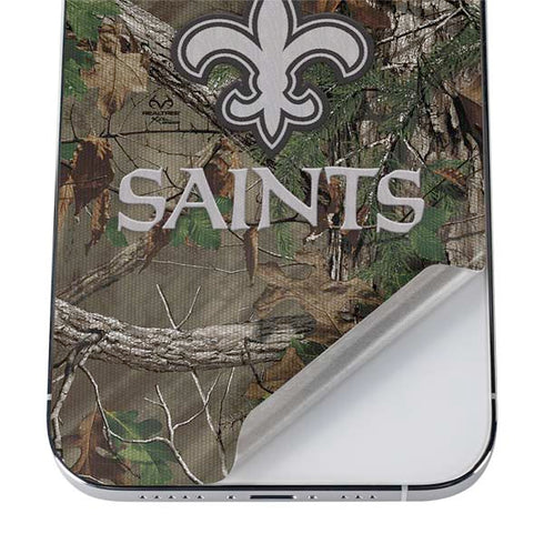 NFL New Orleans Saints Realtree Xtra Green Camo iPhone 12 Pro Skin