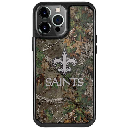 NFL New Orleans Saints Realtree Xtra Green Camo iPhone 13 Pro Cargo Case