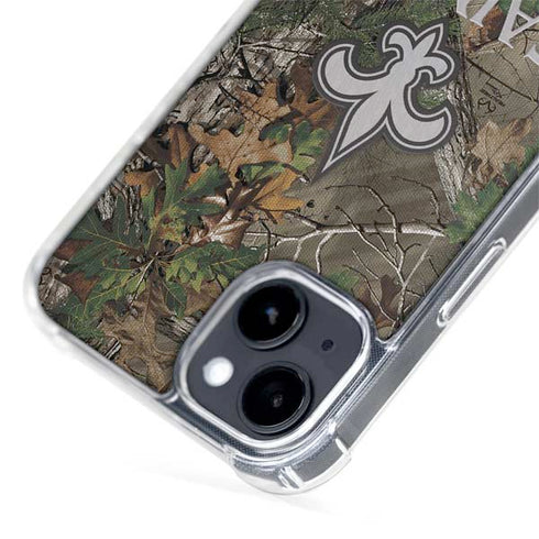 NFL New Orleans Saints Realtree Xtra Green Camo iPhone 15 Plus MagSafe Case