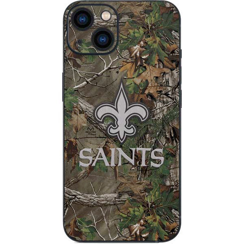 NFL New Orleans Saints Realtree Xtra Green Camo iPhone 14 Plus Skin