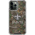 NFL New Orleans Saints Realtree Xtra Green Camo iPhone 14 Pro Max Clear Case