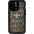 NFL New Orleans Saints Realtree Xtra Green Camo iPhone 14 Pro Waterproof Case