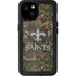NFL New Orleans Saints Realtree Xtra Green Camo iPhone 15 Plus Waterproof Case