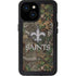 NFL New Orleans Saints Realtree Xtra Green Camo iPhone 15 Waterproof Case