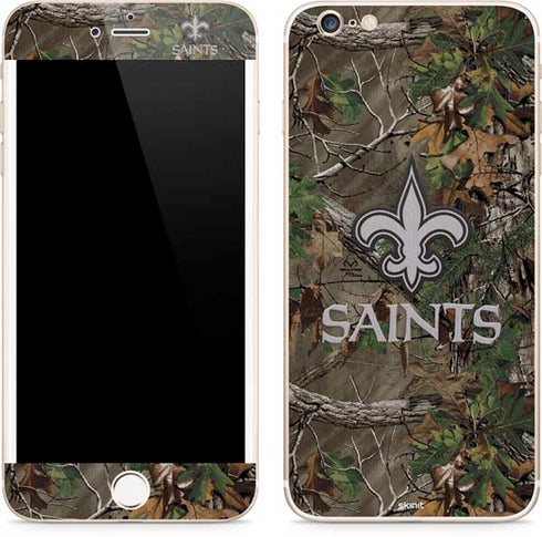 NFL New Orleans Saints Realtree Xtra Green Camo iPhone 6/6s Plus Skin