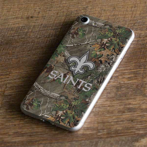 NFL New Orleans Saints Realtree Xtra Green Camo iPhone 7 Skin