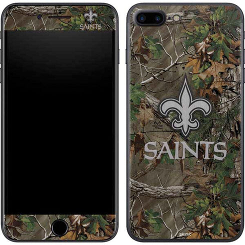 NFL New Orleans Saints Realtree Xtra Green Camo iPhone 8 Plus Skin