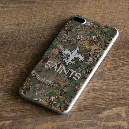 NFL New Orleans Saints Realtree Xtra Green Camo iPhone 8 Plus Skin