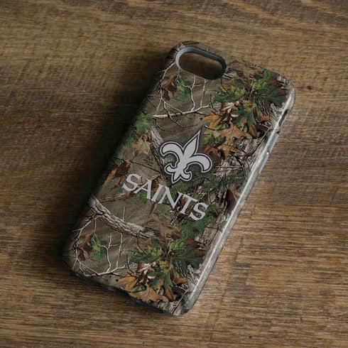 NFL New Orleans Saints Realtree Xtra Green Camo iPhone 8 Pro Case