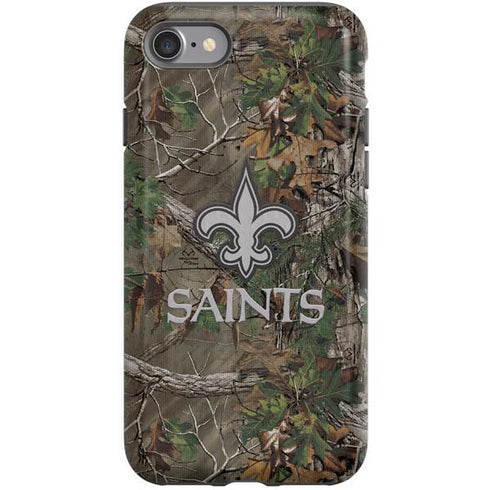NFL New Orleans Saints Realtree Xtra Green Camo iPhone SE (2nd & 3rd Gen) Pro Case