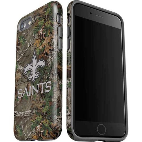 NFL New Orleans Saints Realtree Xtra Green Camo iPhone SE (2nd & 3rd Gen) Pro Case