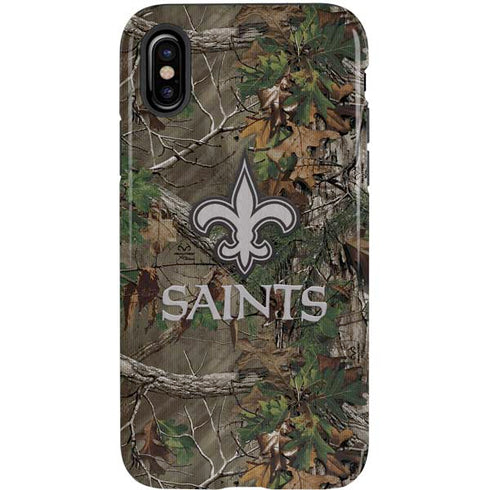 NFL New Orleans Saints Realtree Xtra Green Camo iPhone X Pro Case