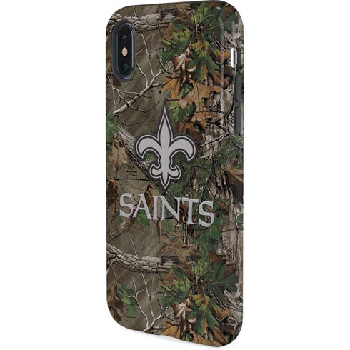 NFL New Orleans Saints Realtree Xtra Green Camo iPhone X Pro Case