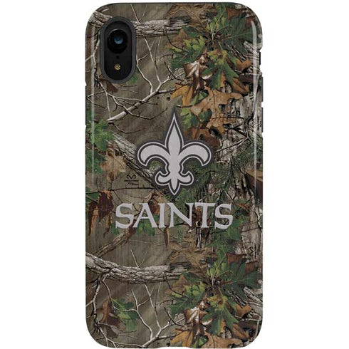 NFL New Orleans Saints Realtree Xtra Green Camo iPhone XR Pro Case
