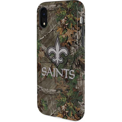 NFL New Orleans Saints Realtree Xtra Green Camo iPhone XR Pro Case