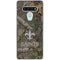 NFL New Orleans Saints Realtree Xtra Green Camo LG Stylo 6 Clear Case