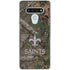 NFL New Orleans Saints Realtree Xtra Green Camo LG Stylo 6 Clear Case
