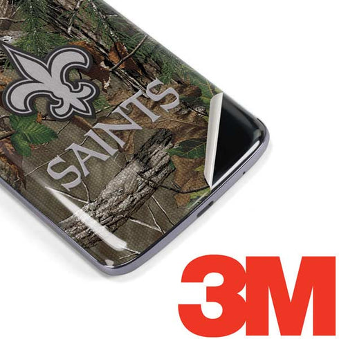 NFL New Orleans Saints Realtree Xtra Green Camo Moto E5 Plus Skin