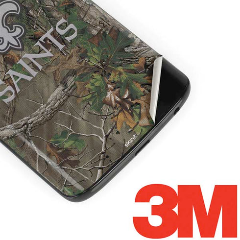 NFL New Orleans Saints Realtree Xtra Green Camo Moto G6 Skin