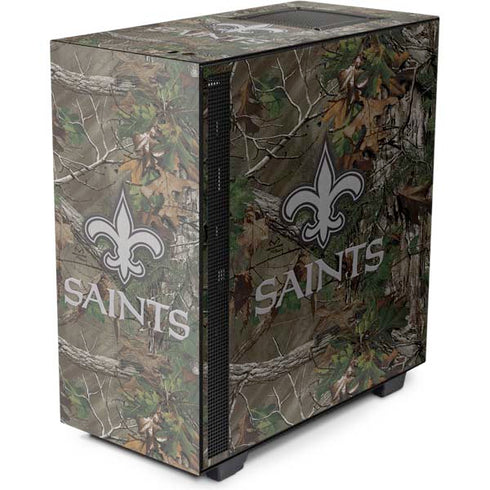 NFL New Orleans Saints Realtree Xtra Green Camo NZXT H510 Compact ATX Mid-Tower Case Skin