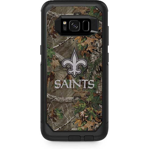 NFL New Orleans Saints Realtree Xtra Green Camo Otterbox Commuter Galaxy Skin