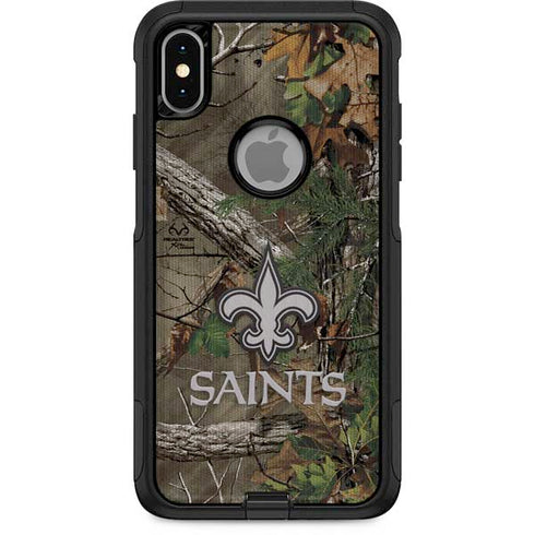 NFL New Orleans Saints Realtree Xtra Green Camo Otterbox Commuter iPhone Skin