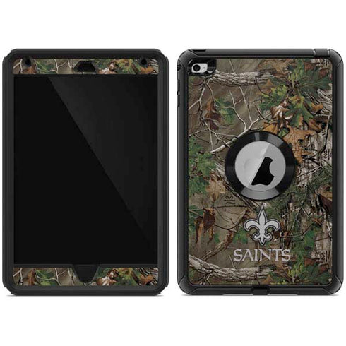NFL New Orleans Saints Realtree Xtra Green Camo Otterbox Defender iPad Skin