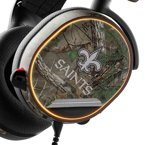 NFL New Orleans Saints Realtree Xtra Green Camo SteelSeries Arctis 5 Skin