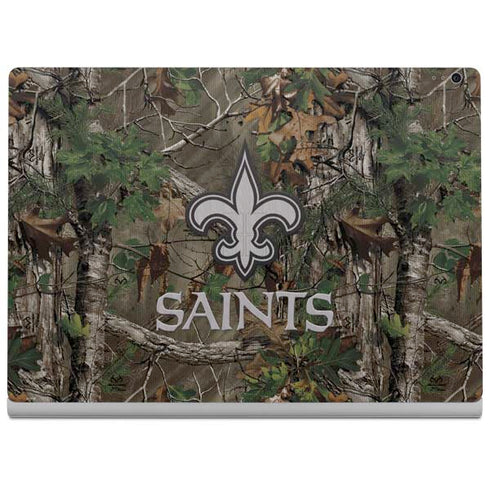 NFL New Orleans Saints Realtree Xtra Green Camo Surface Book 2 15in Skin