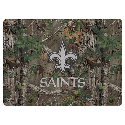 NFL New Orleans Saints Realtree Xtra Green Camo Surface Laptop 2 Skin